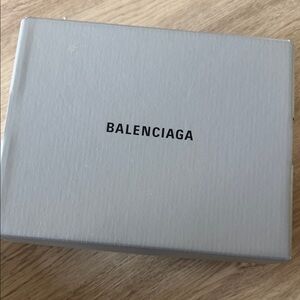 Balenciaga Cream Box with Black Logo